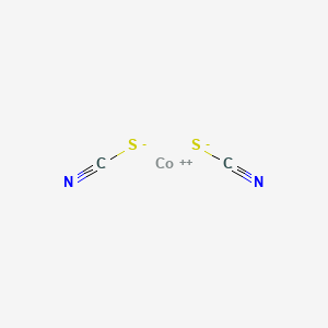 Chemical structure of Cobalt(II)thiocyanate