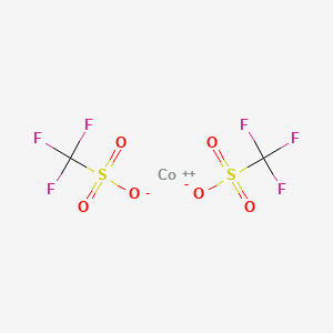 Chemical structure of Cobalt(II)trifluoromethanesulfonate