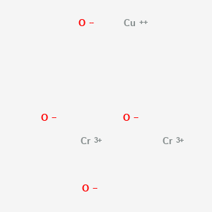 Chemical structure of Copper chromite(Cr2CuO4)