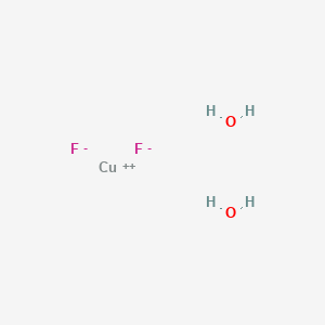 Chemical structure of Cupric fluoride dihydrate