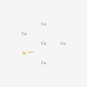 Chemical structure of Copper silicide