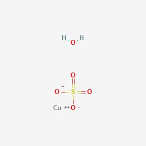 Chemical structure of Cupric sulfate monohydrate