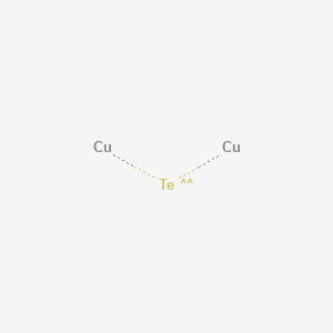 Chemical structure of Copper(I) telluride