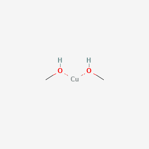 Chemical structure of Copper(II) methoxide