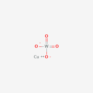 Chemical structure of Copper tungsten oxide (CuWO4)