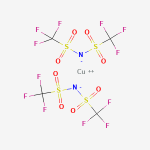 Chemical structure of Copper(II)Bis(trifluoromethanesulfonyl)imide