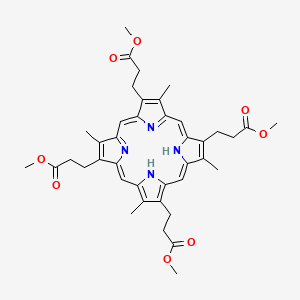 Chemical structure of Coproporphyrin I tetramethyl ester