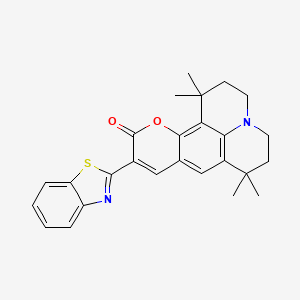 Chemical structure of Coumarin545T