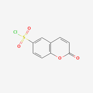 Chemical structure of Coumarin-6-sulfonyl chloride