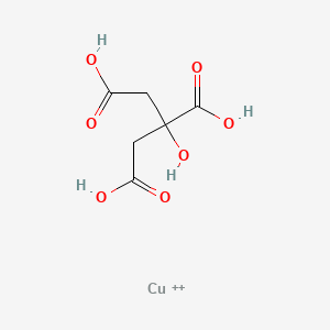 Chemical structure of Cupric citrate,99·5% metals basis