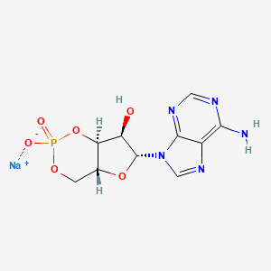 Chemical structure of Cyclic AMP sodium