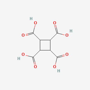 Chemical structure of 1,2,3,4-Cyclobutanetetracarboxylic Acid