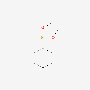 Chemical structure of Cyclohexyldimethoxy(methyl)silane