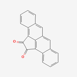 Chemical structure of Cyclopenta[fg]tetracene-1,2-dione