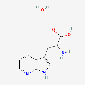 Chemical structure of D,L-Azatryptophan hydrate