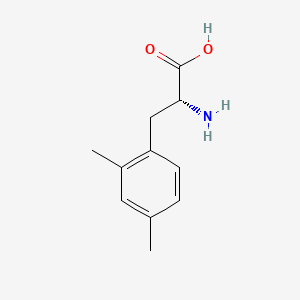 Chemical structure of D-2,4-Dimethylphenylalanine