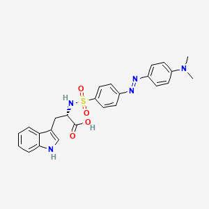 Chemical structure of Dabsyl-L-tryptophan