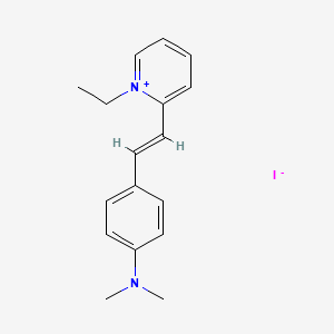 Chemical structure of DASPEI