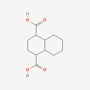 Chemical structure of Decahydro-1,4-naphthalenedicarboxylic Acid