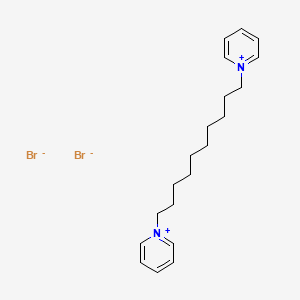 Chemical structure of dEcamethylenebispyridinium dibromide
