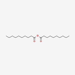 Chemical structure of Decanoic Anhydride