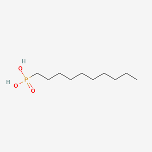 Chemical structure of Decylphosphonic acid