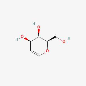 Chemical structure of D-Galactal