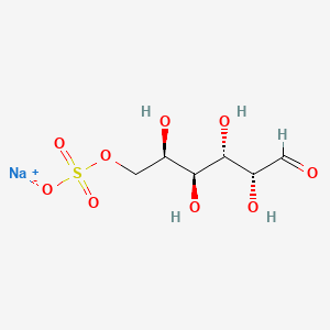 Chemical structure of D-Galactose-6-O-sulfate sodium salt