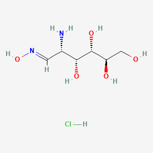 Chemical structure of D-Glucosamine-oxime HCl