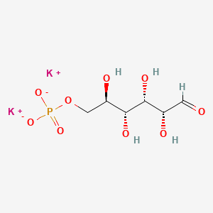 Chemical structure of Glucose 6-(dipotassium phosphate)
