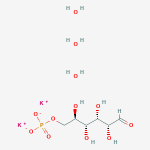 Chemical structure of D-Glucose-6-phosphate dipotassium salt hydrate