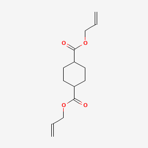 Chemical structure of Diallyl 1,4-Cyclohexanedicarboxylate