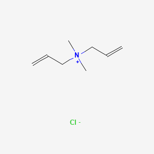 Chemical structure of Diallyldimethylammonium chloride