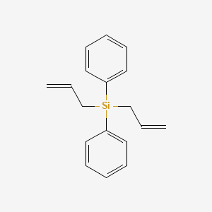 Chemical structure of Diallyldiphenylsilane