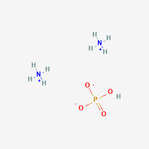 Chemical structure of Diammonium phosphate