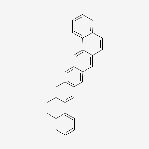 Chemical structure of Dibenzo[a,l]pentacene
