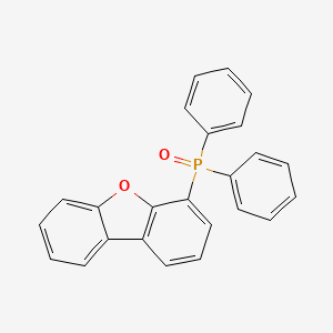 Chemical structure of Dibenzo[b,d]furan-4-yldiphenylphosphine oxide