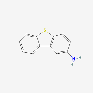 Chemical structure of 2-Dibenzothiophenamine