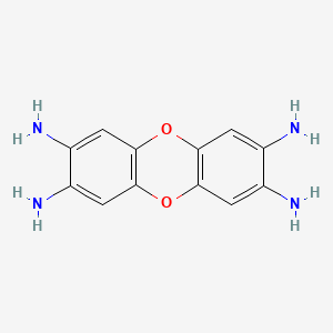 Chemical structure of Dibenzo[b,e][1,4]dioxine-2,3,7,8-tetraamine