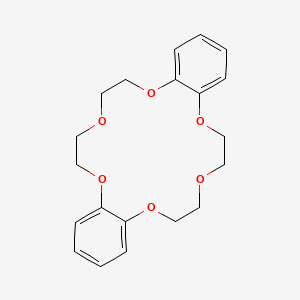 Chemical structure of Dibenzo-18-crown-6