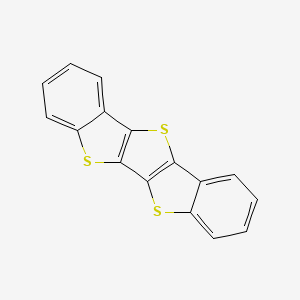 Chemical structure of Thieno[3,2-b:4,5-b']bis[1]benzothiophene