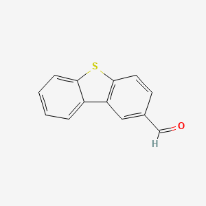 Chemical structure of Dibenzothiophene-2-carboxaldehyde