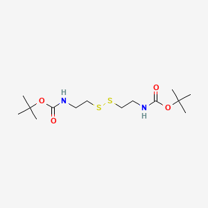 Chemical structure of Di-Boc-cystamine