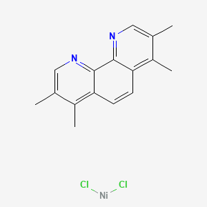 Chemical structure of (ME4Phen)nicl2