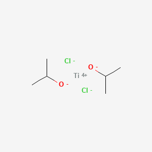 Chemical structure of Dichloro(diisopropoxy)titanium