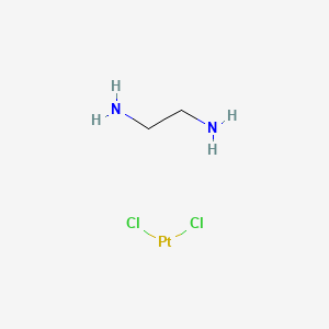 Chemical structure of Dichloro(ethylenediamine)platinum(II)
