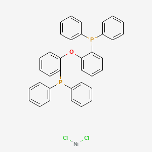 Chemical structure of (Bis(2-diphenylphosphinophenyl) ether) dichloronickel