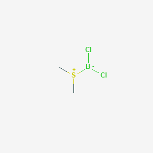 Chemical structure of Dichloroborane methyl sulfide complex