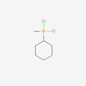 Chemical structure of Dichlorocyclohexylmethylsilane