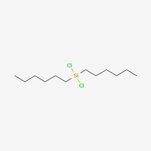 Chemical structure of Dichlorodihexylsilane